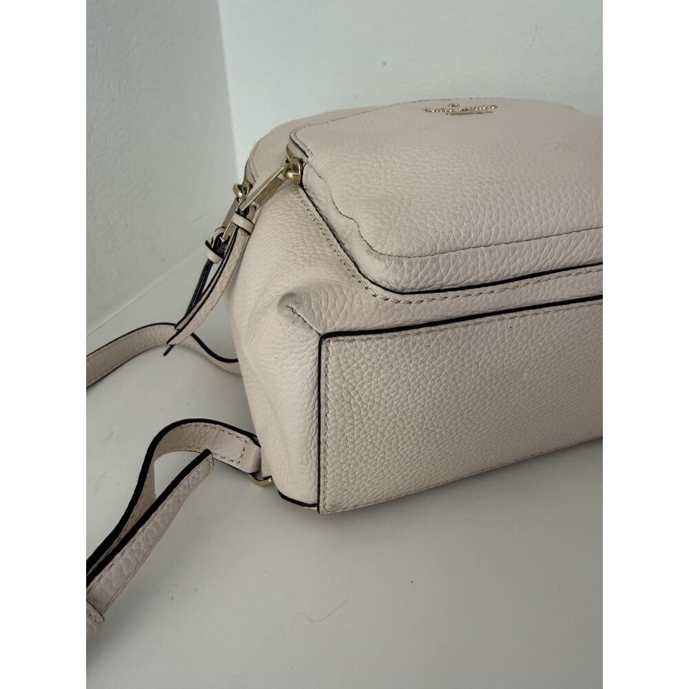 Kate Spade Jackson Street Keleigh Cream Leather Mini Backpack - Picture 10 of 16